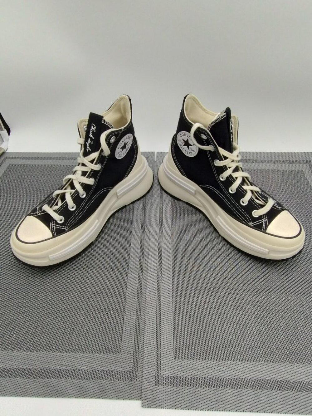 Converse Run Star Legacy CX Hi Top Platform Sneakers Black Unisex M7/W8.5 - Picture 3 of 16